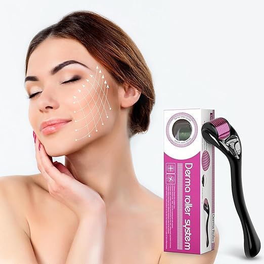 Derma Roller For Hair Growth 0.5 mm with 540 Stainless Steel Needles