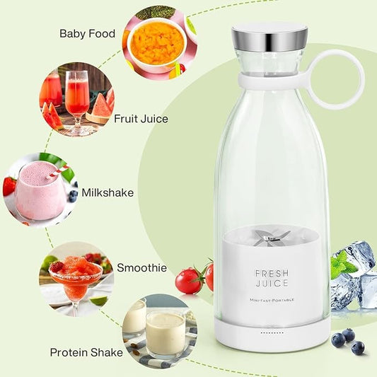 Portable Blender, USB Rechargeable Mini Juicer Blender